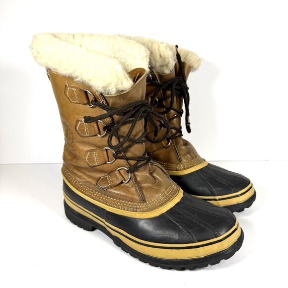 Sorel Caribou Boots 7 Sherpa Lined - Picture 1 of 11